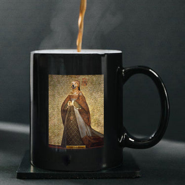 Personalized Dog Gift Idea - Royal Dog's Portrait 67 For Dog Lovers - Black Mug